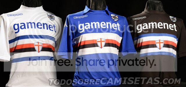 Trikot Kappa - Grösse XS - Sampdoria Genua 13/14 - Home (Gebraucht) in für CHF 30 - mit